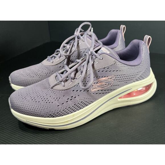 Skechers Womens Size 10 Air-Cooled Purple Sneakers 150131 - Picture 1 of 12